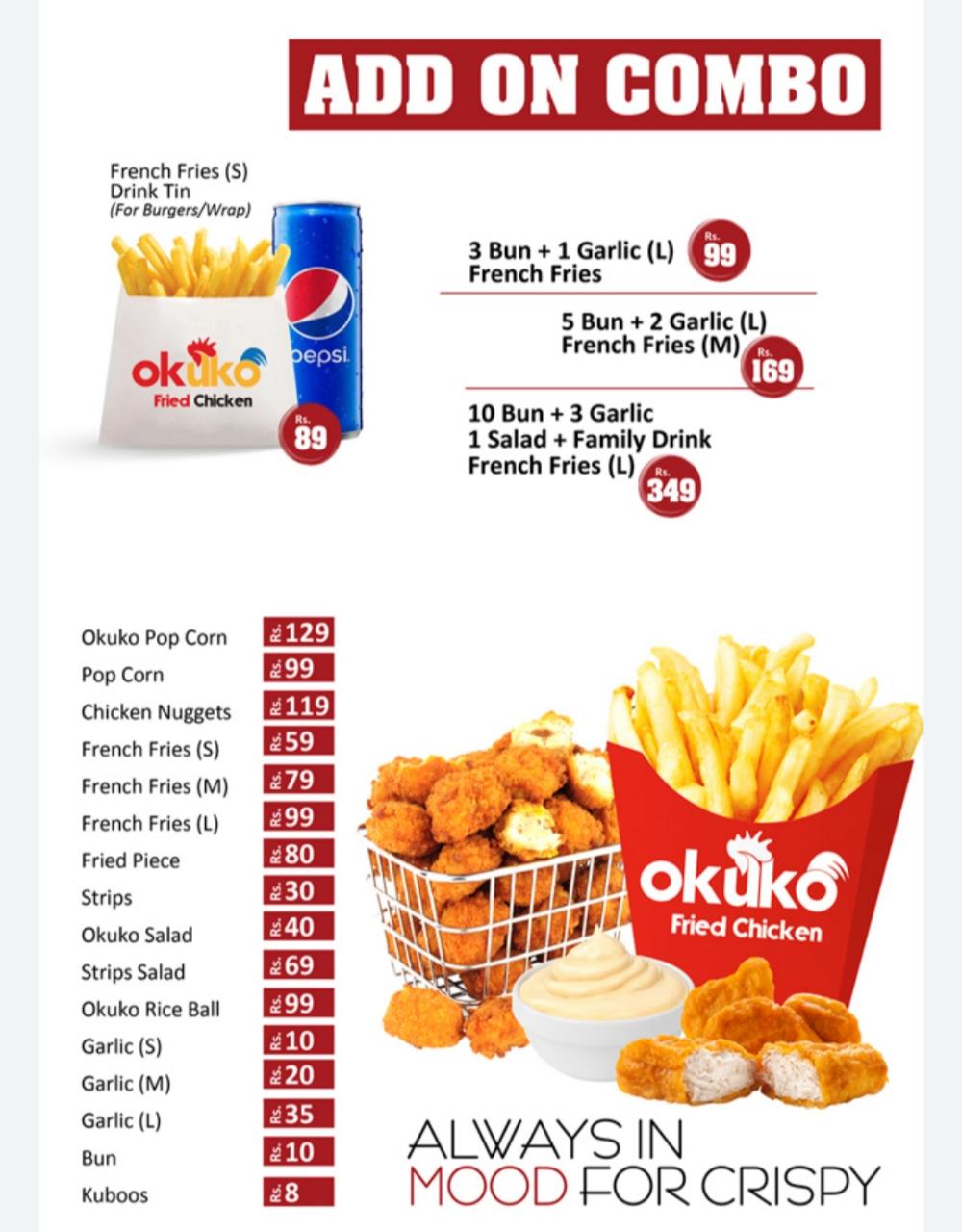 OKUKO FRIED CHICKEN ORKKATTERI